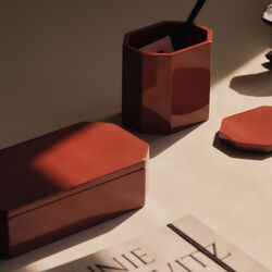 Nova Storage Box Medium, picante red, Ferm Living